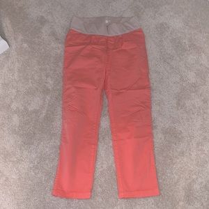 Coral/Orange Capri Pants